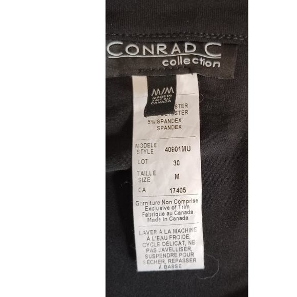 Captivating Faux Wrap Layered Midi Skirt M Conrad C Collection - Picture 2 of 6